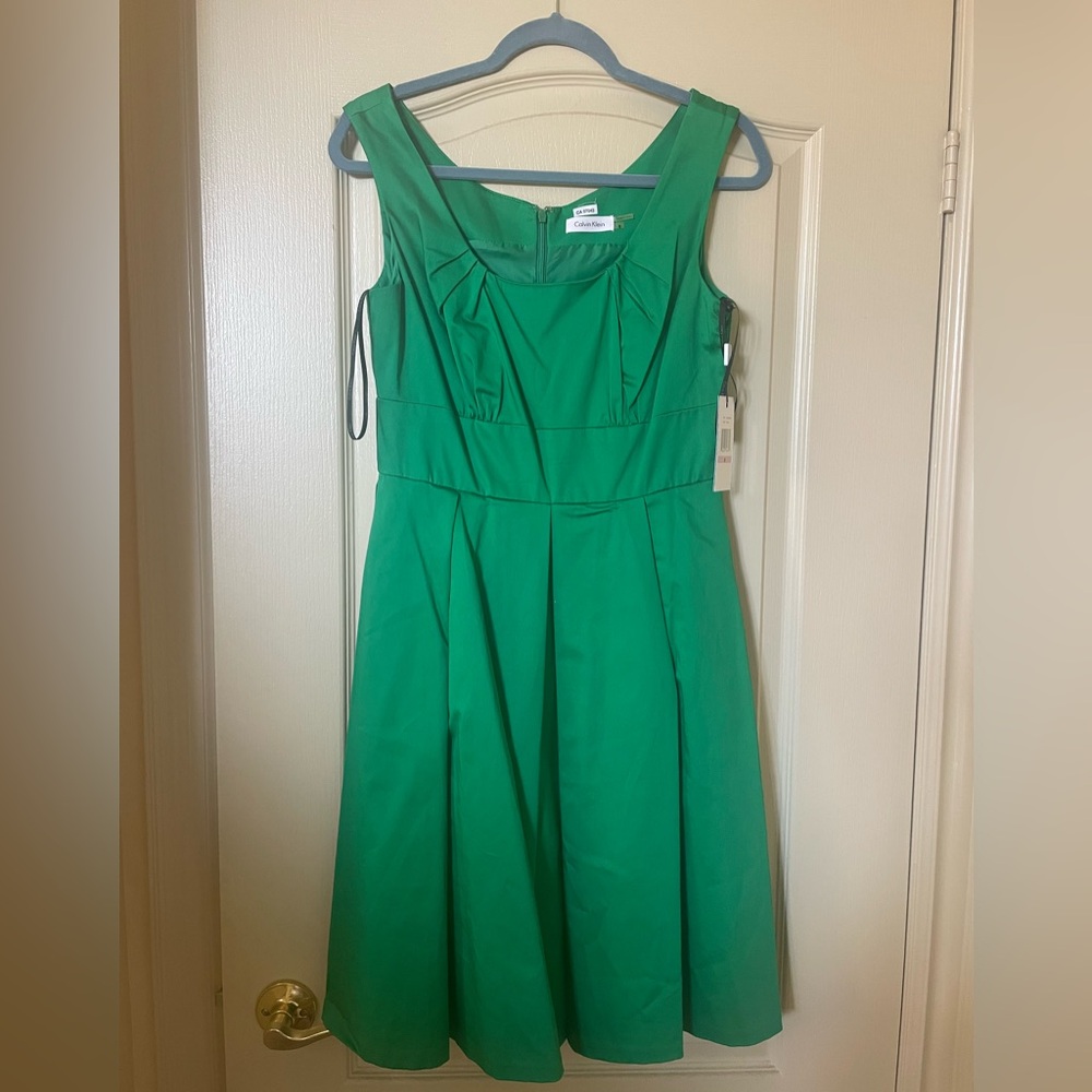 Calvin Klein Collection Emerald Midi Dress